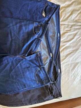 Old navy Women's Boot Cut Jeans in Dark Blue, black - 3 pairs